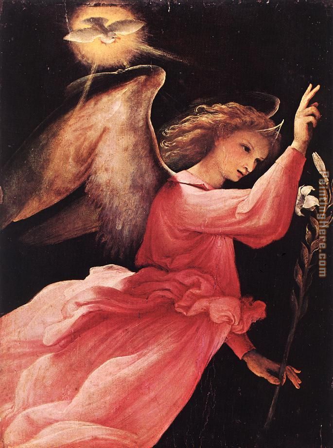 Lorenzo Lotto Angel Annunciating